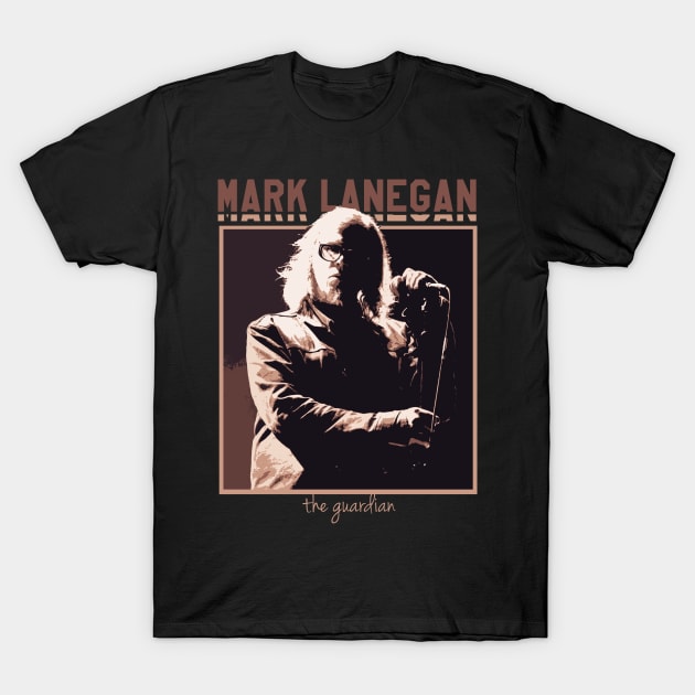 The Guardian - Mark Lanegan T-Shirt by Nwebube parody design